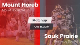 Matchup: Mount Horeb High vs. Sauk Prairie  2019