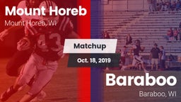Matchup: Mount Horeb High vs. Baraboo  2019