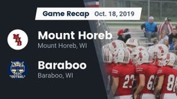 Recap: Mount Horeb  vs. Baraboo  2019
