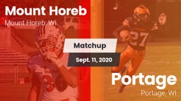 Matchup: Mount Horeb High vs. Portage  2020