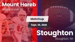 Matchup: Mount Horeb High vs. Stoughton  2020