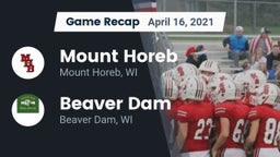 Recap: Mount Horeb  vs. Beaver Dam  2021