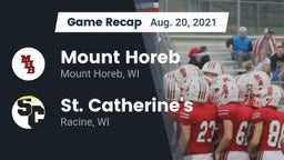 Recap: Mount Horeb  vs. St. Catherine's  2021