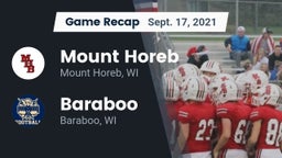 Recap: Mount Horeb  vs. Baraboo  2021