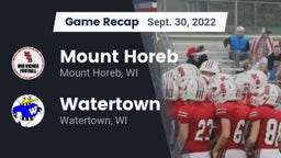 Recap: Mount Horeb  vs. Watertown  2022