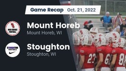 Recap: Mount Horeb  vs. Stoughton  2022
