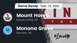 Recap: Mount Horeb  vs. Monona Grove  2022