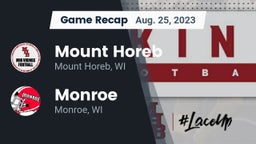 Recap: Mount Horeb  vs. Monroe  2023