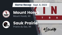 Recap: Mount Horeb  vs. Sauk Prairie  2023
