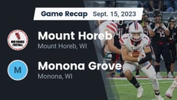 Recap: Mount Horeb  vs. Monona Grove  2023