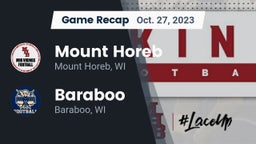 Recap: Mount Horeb  vs. Baraboo  2023