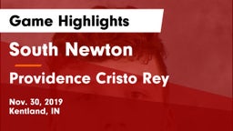 South Newton  vs Providence Cristo Rey  Game Highlights - Nov. 30, 2019