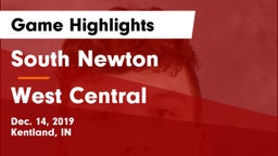 South Newton  vs West Central  Game Highlights - Dec. 14, 2019