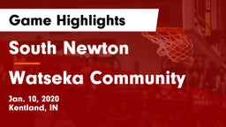South Newton  vs Watseka Community  Game Highlights - Jan. 10, 2020
