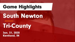 South Newton  vs Tri-County  Game Highlights - Jan. 31, 2020