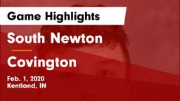 South Newton  vs Covington  Game Highlights - Feb. 1, 2020