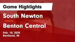 South Newton  vs Benton Central  Game Highlights - Feb. 18, 2020