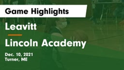 Leavitt  vs Lincoln Academy Game Highlights - Dec. 10, 2021