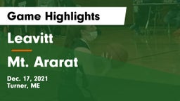 Leavitt  vs Mt. Ararat Game Highlights - Dec. 17, 2021