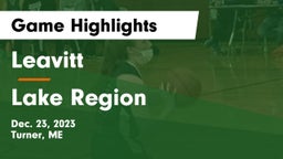 Leavitt  vs Lake Region  Game Highlights - Dec. 23, 2023
