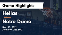 Helias  vs Notre Dame Game Highlights - Dec. 13, 2019
