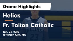 Helias  vs Fr. Tolton Catholic  Game Highlights - Jan. 24, 2020