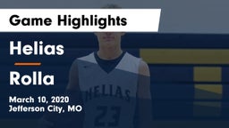 Helias  vs Rolla  Game Highlights - March 10, 2020