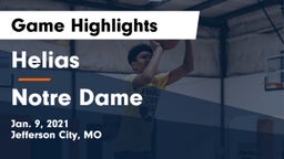 Helias  vs Notre Dame  Game Highlights - Jan. 9, 2021