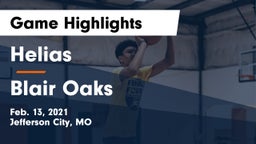 Helias  vs Blair Oaks  Game Highlights - Feb. 13, 2021