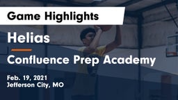 Helias  vs Confluence Prep Academy  Game Highlights - Feb. 19, 2021