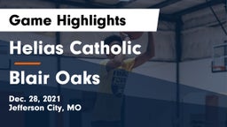 Helias Catholic  vs Blair Oaks  Game Highlights - Dec. 28, 2021