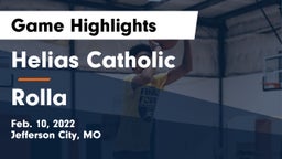 Helias Catholic  vs Rolla  Game Highlights - Feb. 10, 2022