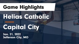 Helias Catholic  vs Capital City   Game Highlights - Jan. 21, 2022