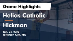 Helias Catholic  vs Hickman  Game Highlights - Jan. 24, 2022