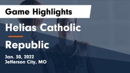 Helias Catholic  vs Republic  Game Highlights - Jan. 30, 2022