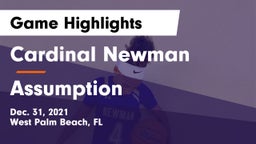 Cardinal Newman   vs Assumption  Game Highlights - Dec. 31, 2021