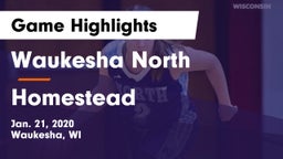 Waukesha North vs Homestead  Game Highlights - Jan. 21, 2020