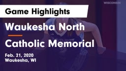Waukesha North vs Catholic Memorial Game Highlights - Feb. 21, 2020