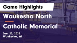 Waukesha North vs Catholic Memorial Game Highlights - Jan. 20, 2023