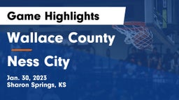 Wallace County  vs Ness City  Game Highlights - Jan. 30, 2023