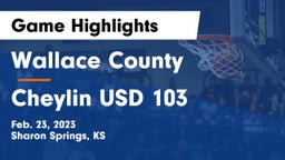 Wallace County  vs Cheylin USD 103 Game Highlights - Feb. 23, 2023