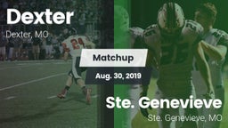Matchup: Dexter  vs. Ste. Genevieve  2019
