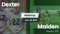 Matchup: Dexter  vs. Malden  2019