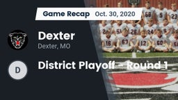 Recap: Dexter  vs. District Playoff - Round 1 2020