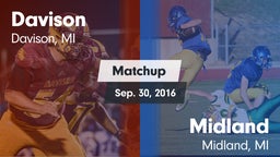 Matchup: Davison  vs. Midland  2016