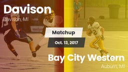 Matchup: Davison  vs. Bay City Western  2017