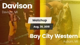 Matchup: Davison  vs. Bay City Western  2018