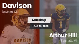 Matchup: Davison  vs. Arthur Hill  2020