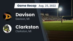 Recap: Davison  vs. Clarkston  2022