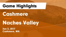 Cashmere  vs Naches Valley  Game Highlights - Jan 3, 2017